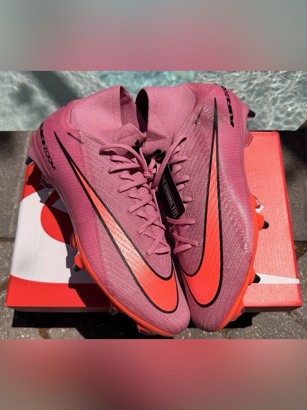 NIKE ZOOM MERCURIAL SUPERFLY 10 ELITE SG PRO AURORA MENS 12.5 SOCCER FQ8342-600